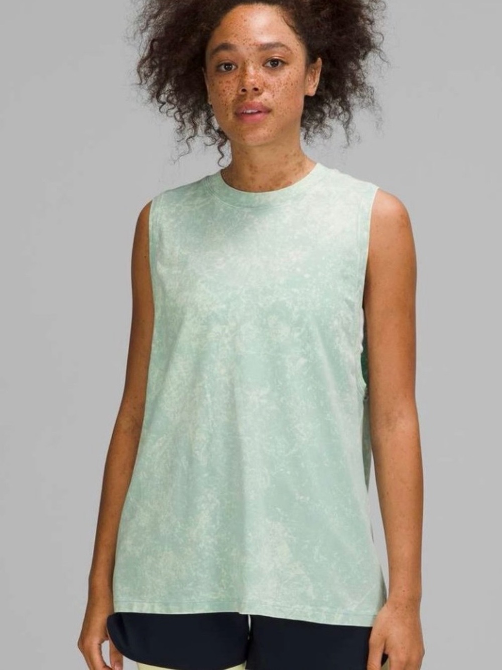 lululemon athletica all Yours Mint Tie-Dye Muscle Tank